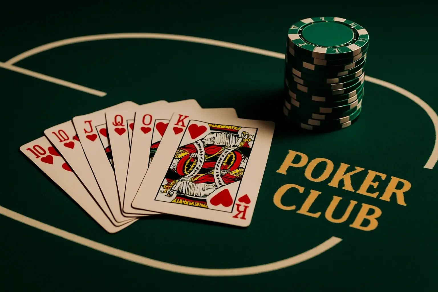 Mesa de juego en acción